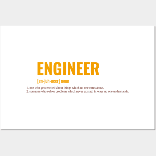 Definition of Engineer Posters and Art